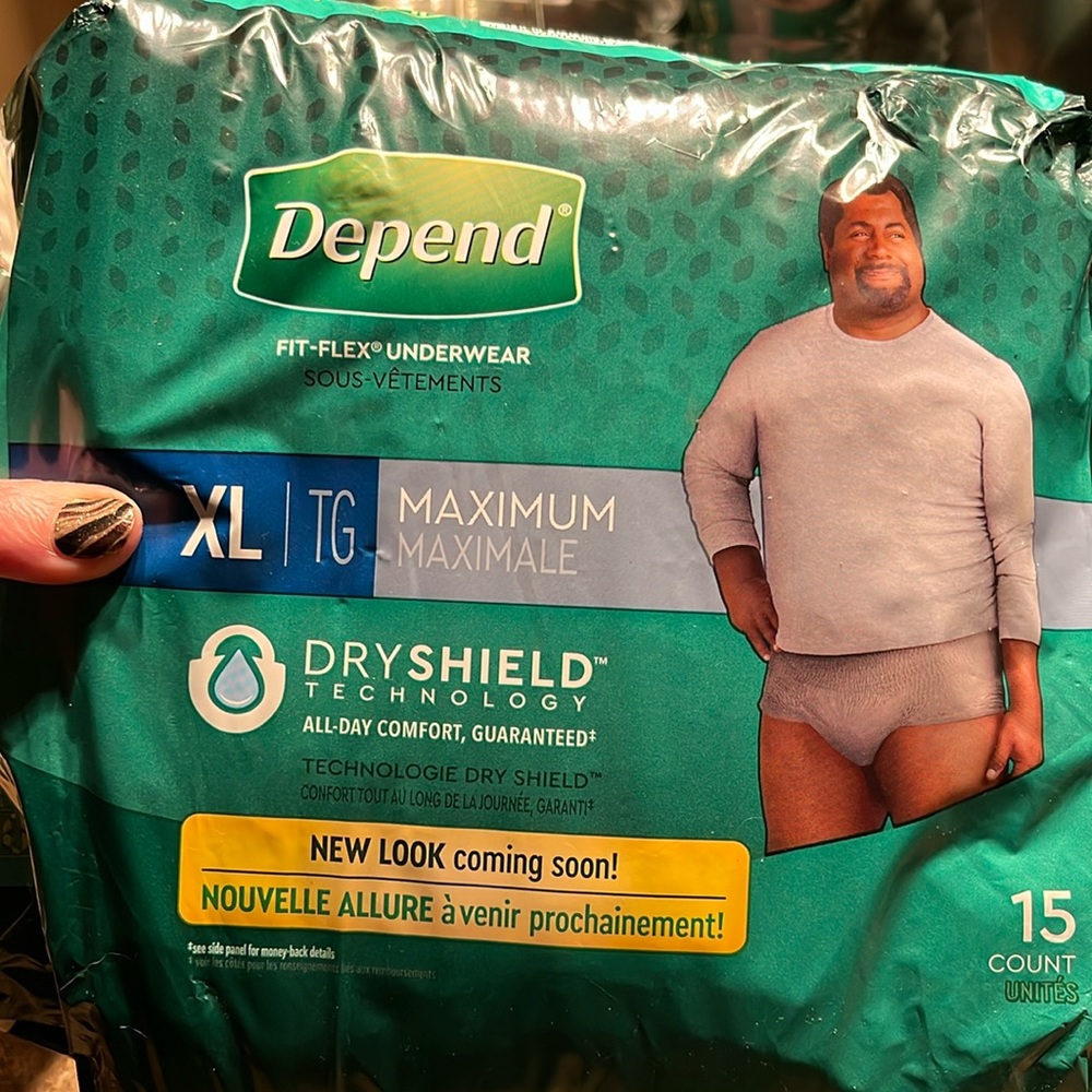 NEW 23 Men’s Depends Disposable Underwear